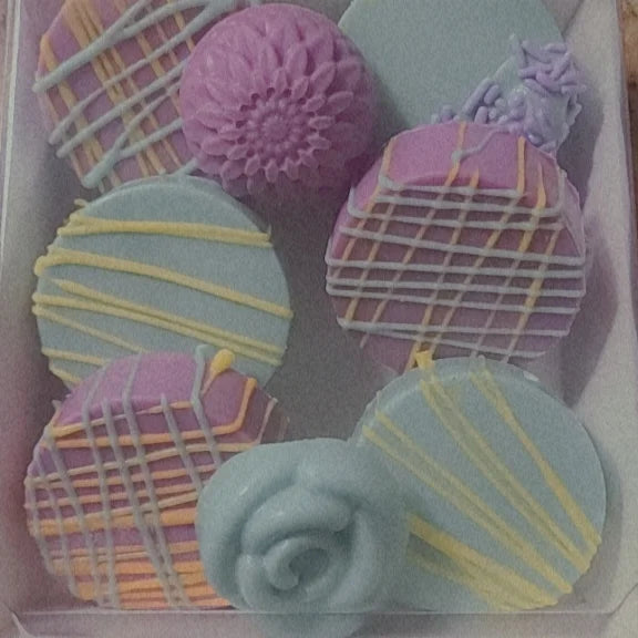 Chocolate covered Oreos, hand decorated