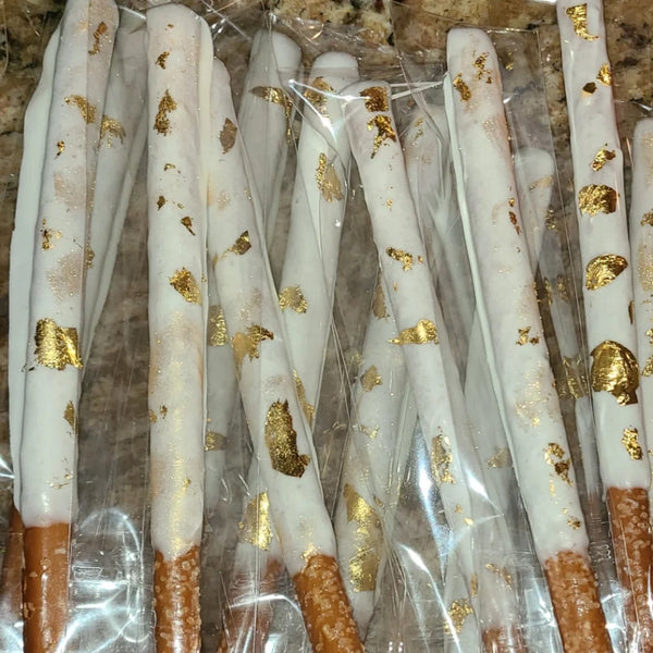 Chocolate covered pretzel rods